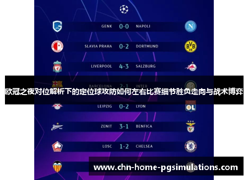 欧冠之夜对位解析下的定位球攻防如何左右比赛细节胜负走向与战术博弈